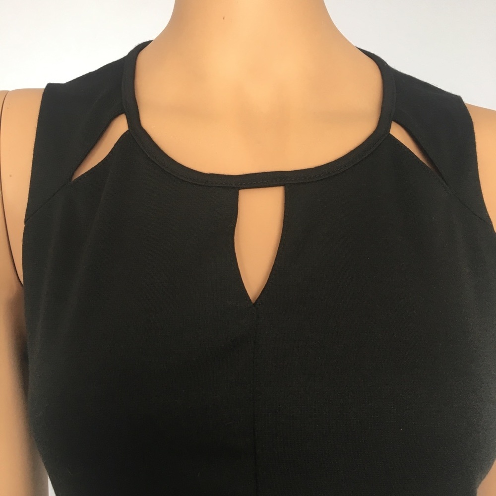 Skull Black Lace Stretch Dress Goth Halloween 6/7 - Picture 6 of 8